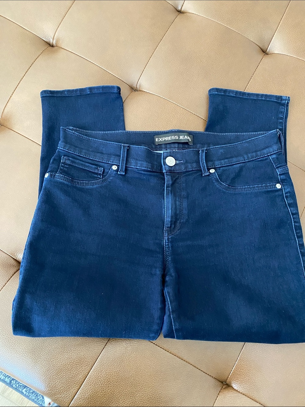 Express Women's Skinny Jeans in Deep Navy
